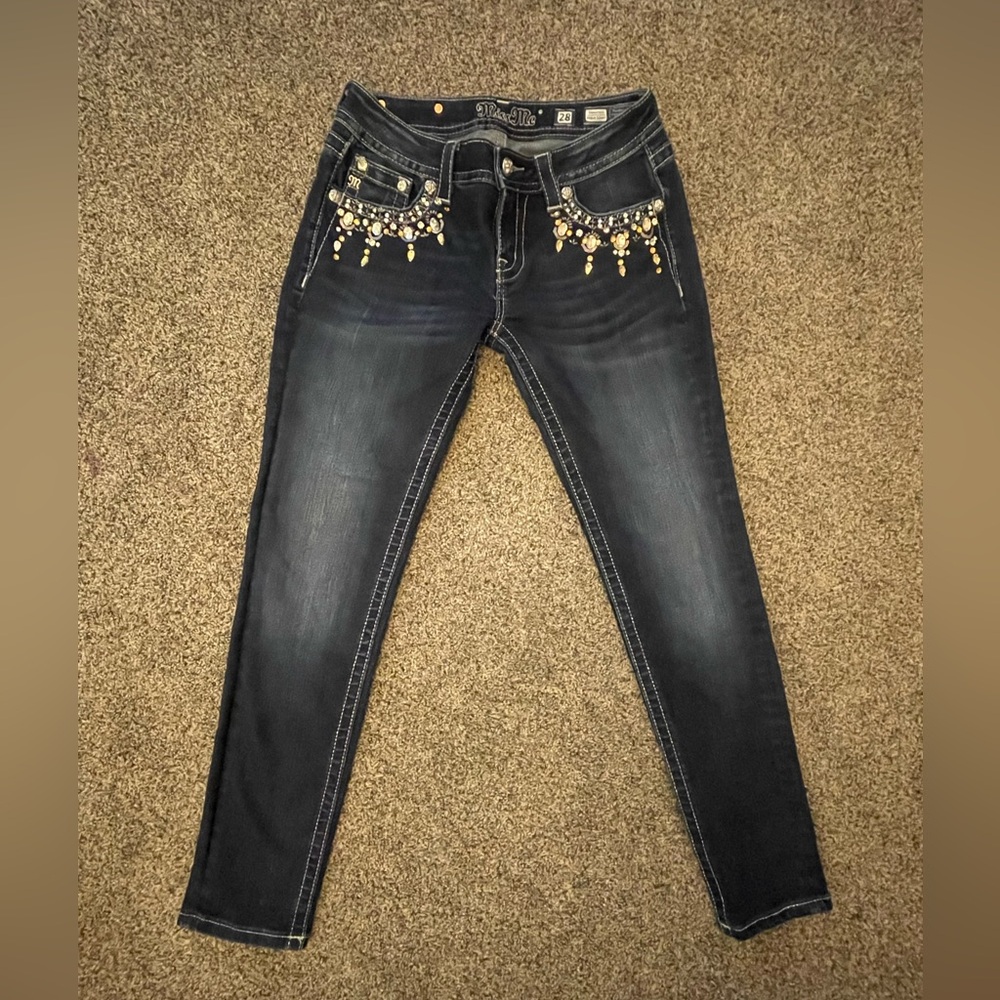 Miss Me ankle skinny jeans